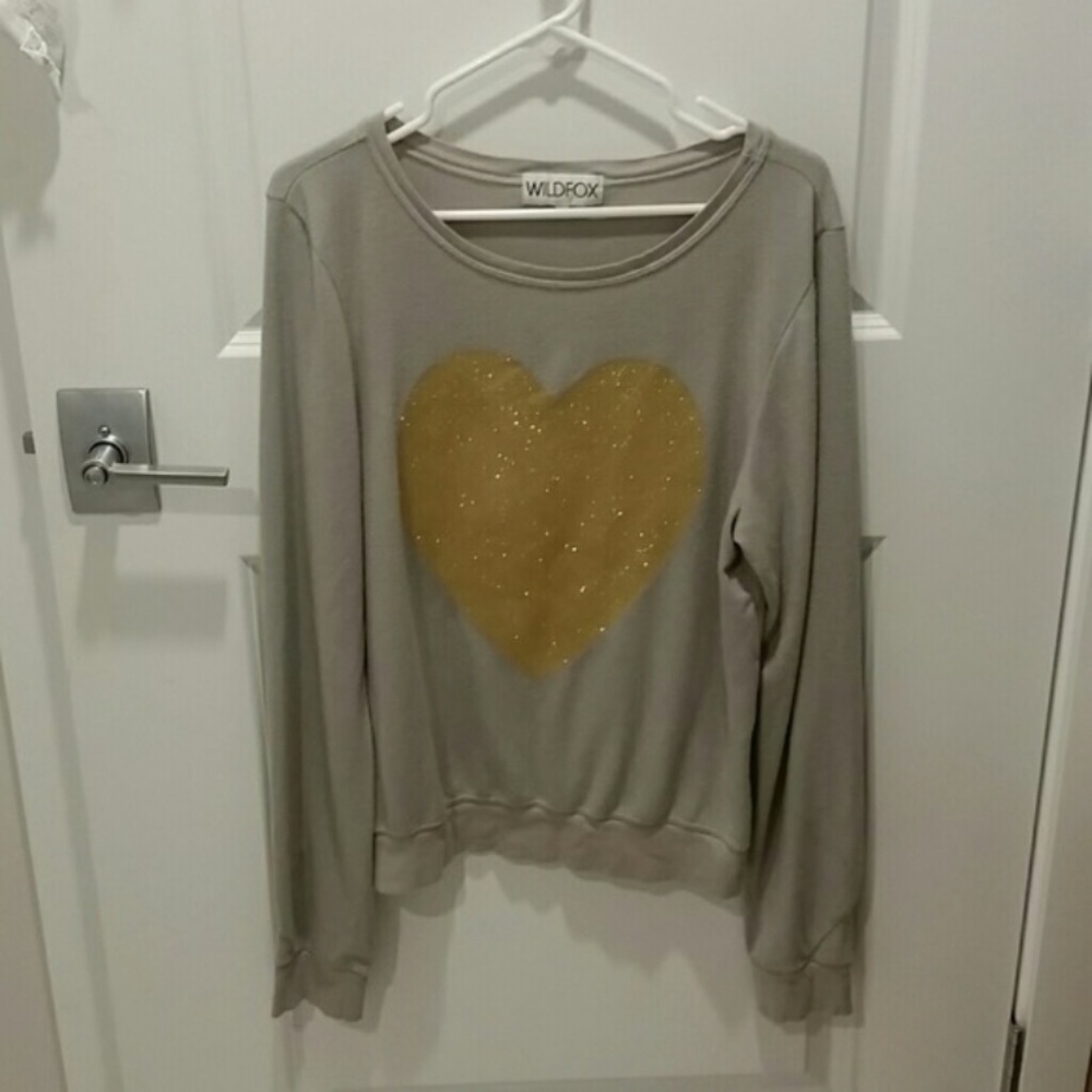 WILDFOX heart pullover